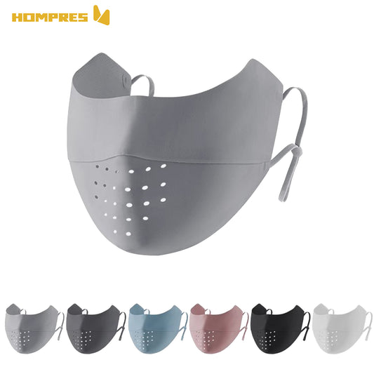 Hompres バイク用マスク 通気性抜群 呼吸穴付き