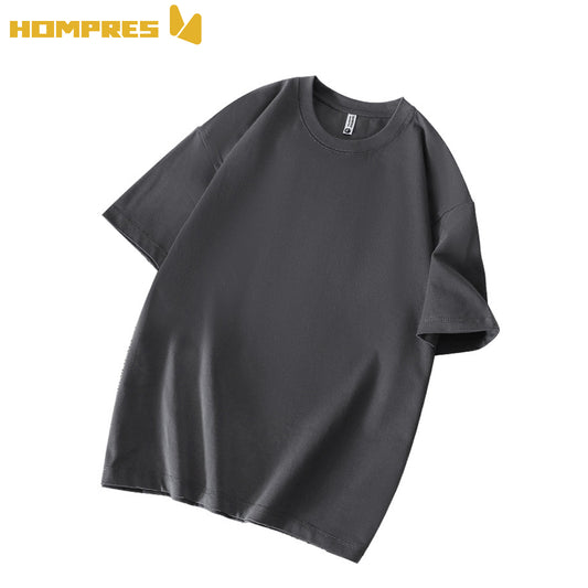 Hompresしっかりとした生地の短袖、張り感があり、 形が整っています