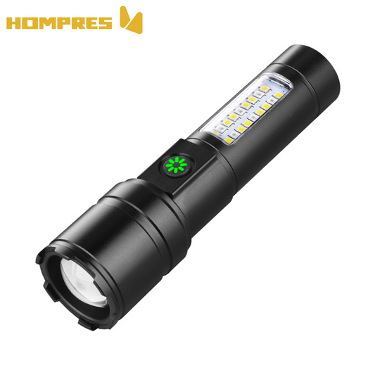 Hompres懐中電灯，新型強力光、携帯型で長時間使用可能