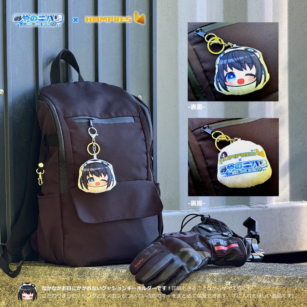 『コラボ限定 Hompres × みやのニハリ』Hompres 2025年 電熱グローブ 11.1V両面全体発熱 手のひらと同面の指先発熱 シガー電源ケーブル付き インナーグローブ付き