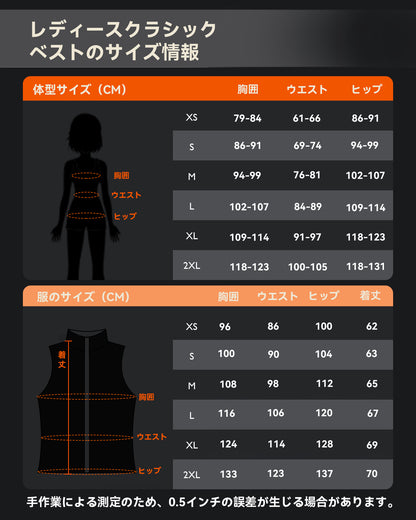 AVIDIA 電熱ベスト カーボンナノチューブ加熱 速暖 軽量で快適 4つエリア加熱