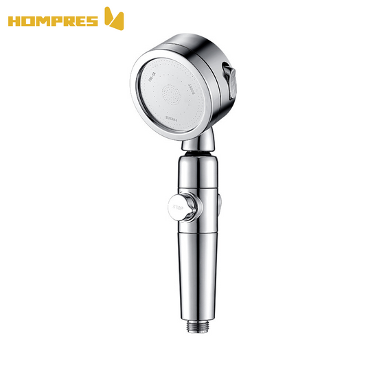 Hompresシャワーヘッド，圧力増加、手持ち、多機能式