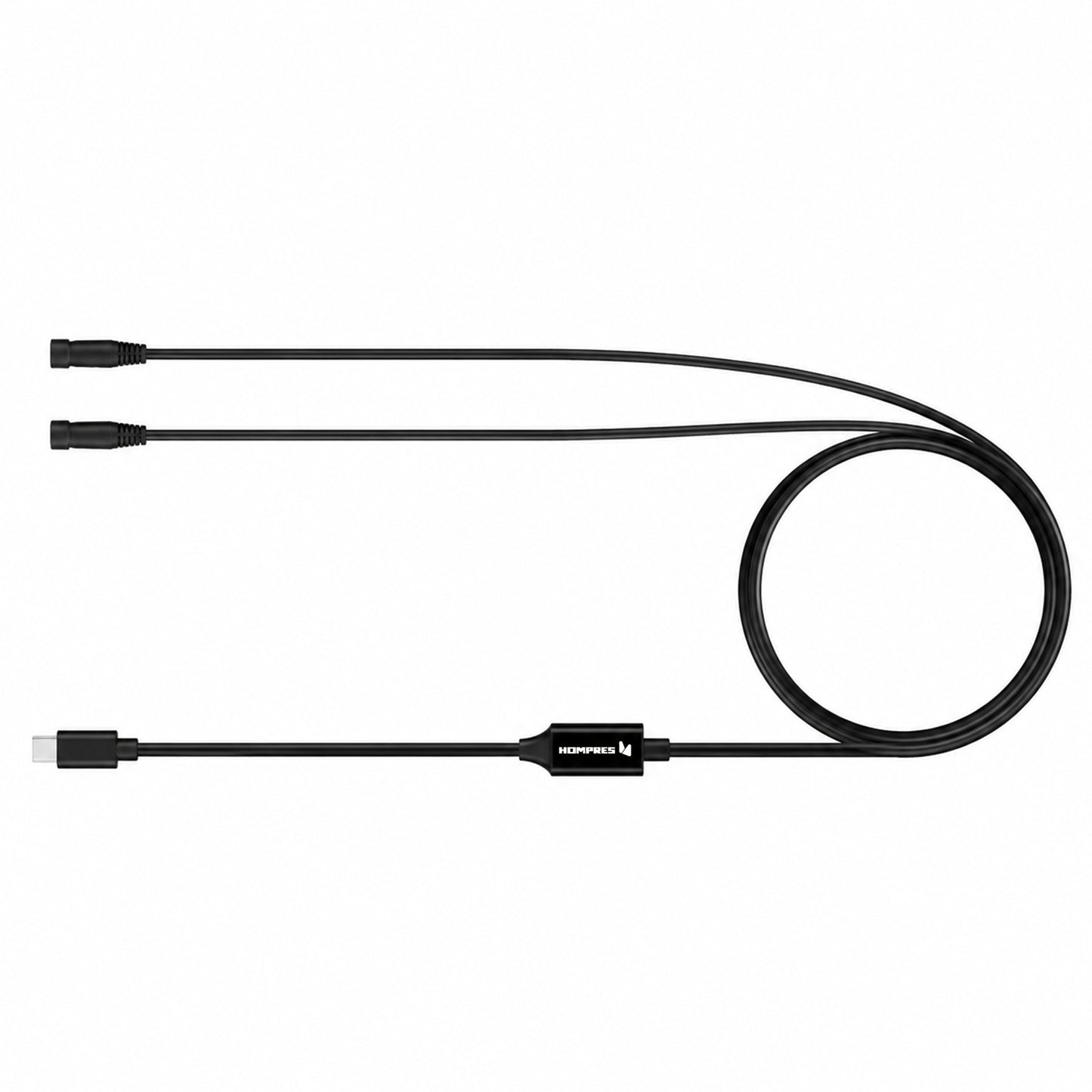 Hompres 11.1V電熱グローブ専用 DC - USB Type-C 稼働用 変換ケーブル バイク給電