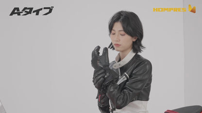 Hompres 2025年 電熱グローブ 11.1V両面全体発熱 手のひらと同面の指先発熱 発熱エリア制御 シガー電源ケーブル付き インナーグローブ付き モデルA